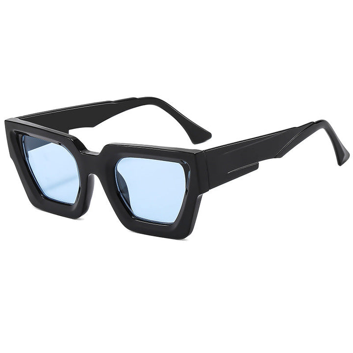 Ladies stylish square sunglasses in modern design with refined plastic frame Kalsten