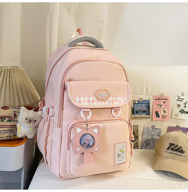 Cute Character Design Utility School Backpack