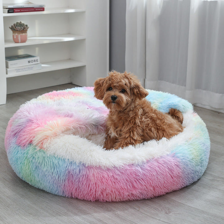 Women's cozy round pet bed Kalsten
