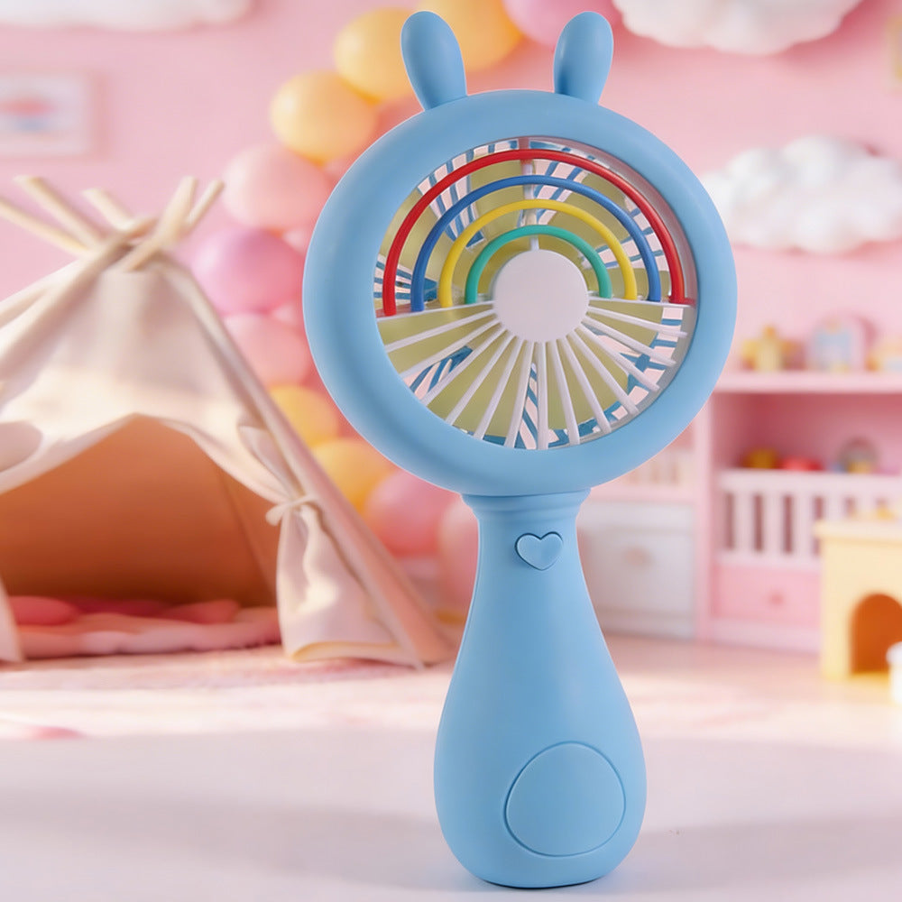 Unisex Portable Mini Fan in Cute Bunny Design Kalsten