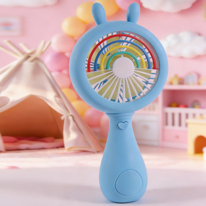 Unisex Portable Mini Fan in Cute Bunny Design Kalsten