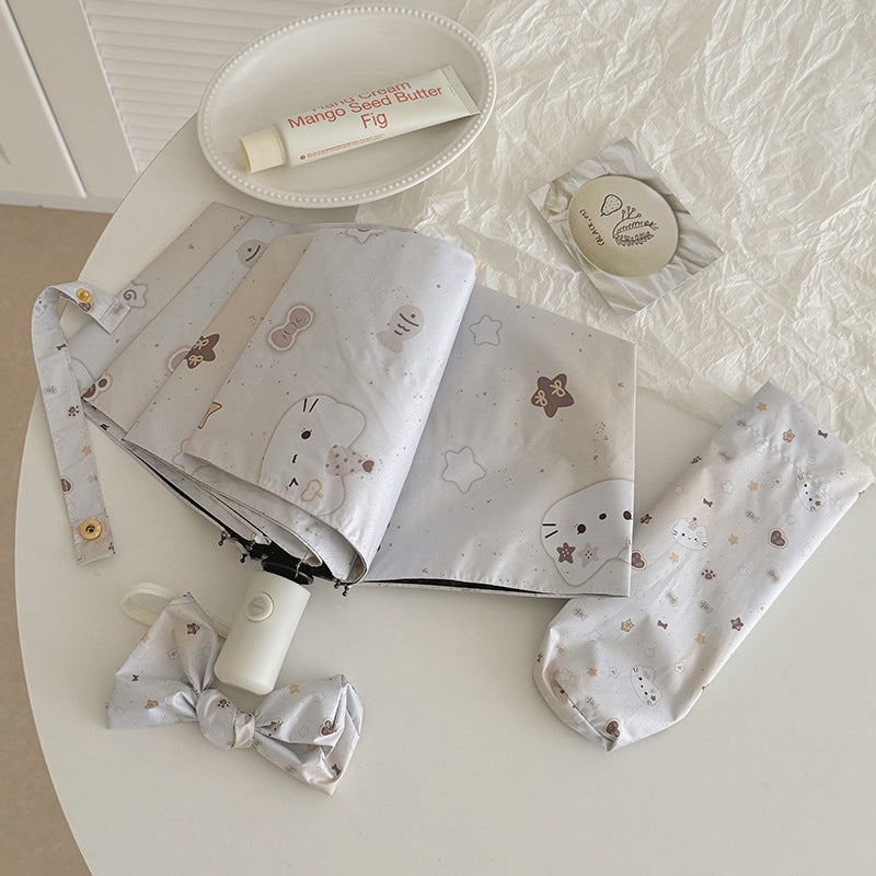 Women's Compact Umbrella with Charming Animal Design Kalsten