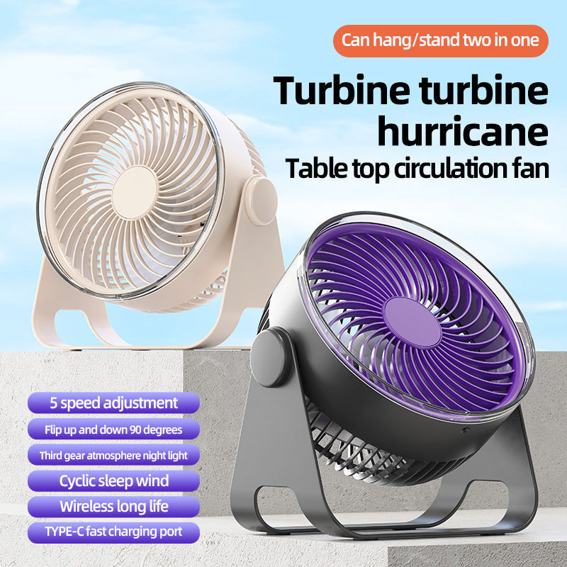 Unisex Versatile Desk and Wall Fan with Adjustable Speed Kalsten