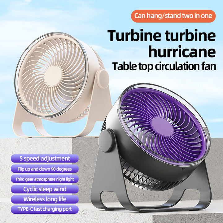 Unisex Versatile Desk and Wall Fan with Adjustable Speed Kalsten