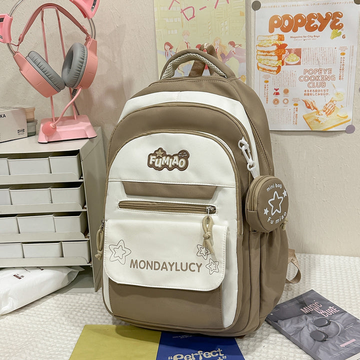 Casual Multi-Pocket School Backpack