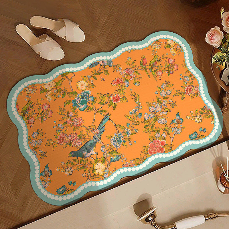 Floral Decorative Mat Kalsten