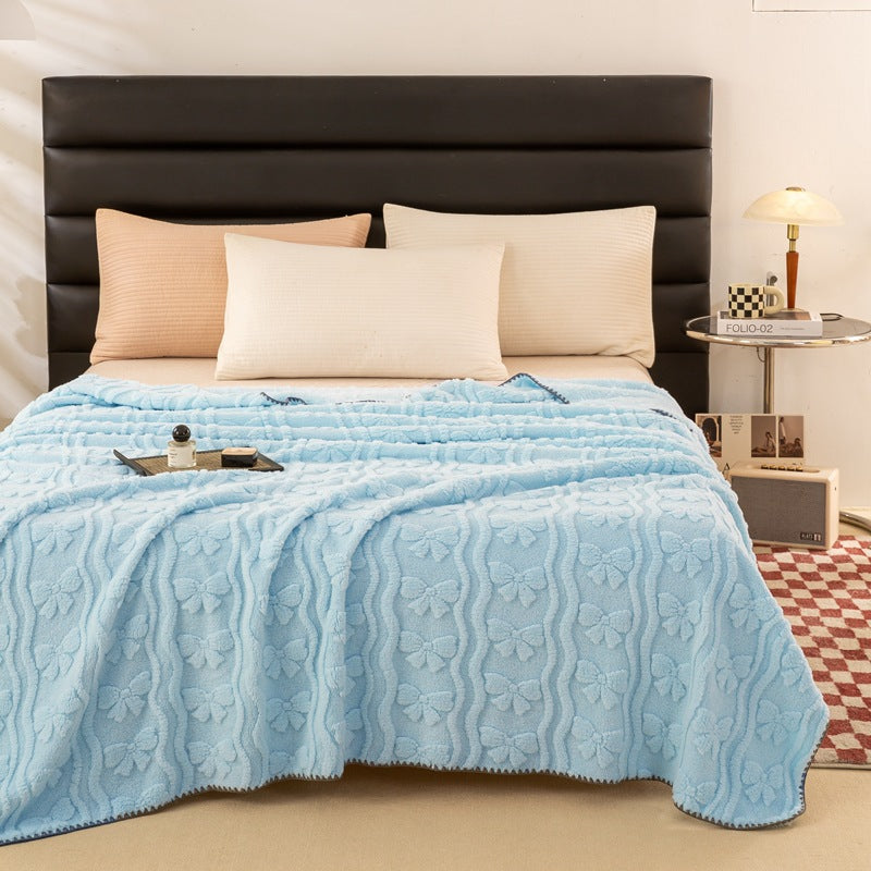 Ladies Cozy and Soft Blanket with Floral Pattern Kalsten