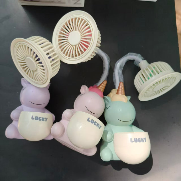 Unisex Portable Mini Fan with Unique Unicorn Design Kalsten