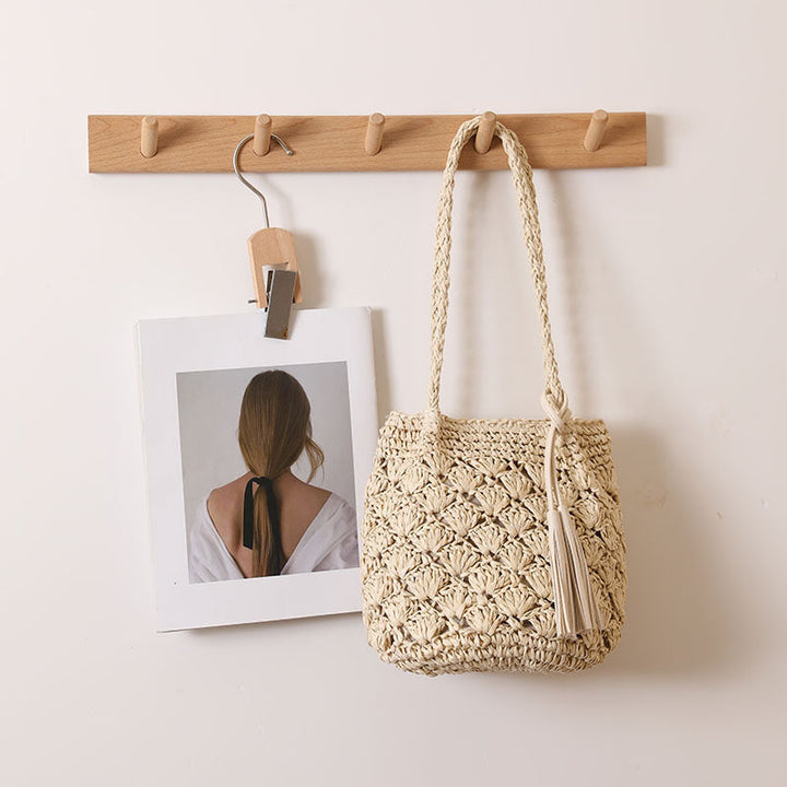 Hand-knotted macrame shoulder bag Kalsten