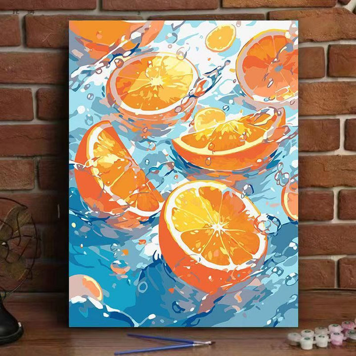 Vibrant Citrus-Inspired Wall Art Kalsten