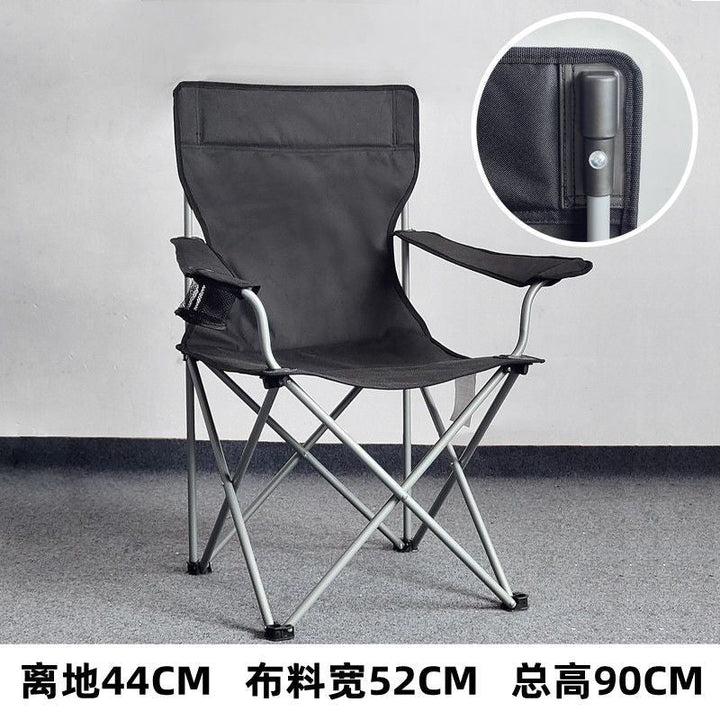 Women's Comfortable Folding Chair with Integrated Cup Holder Kalsten