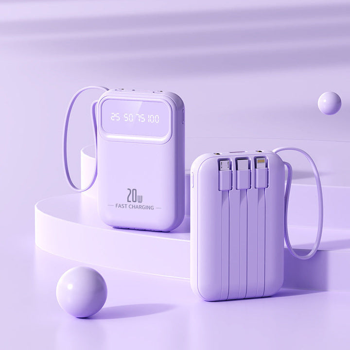 Compact power bank with integrated fast charging ports Kalsten