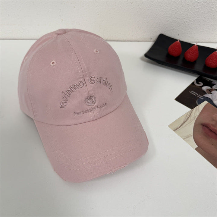 Women's Embroidered Casual Sun Protection Cap Kalsten