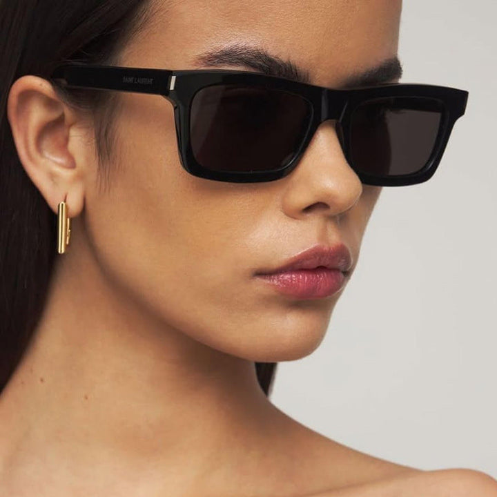 Women's square sunglasses with transparent lenses and stylish design Kalsten