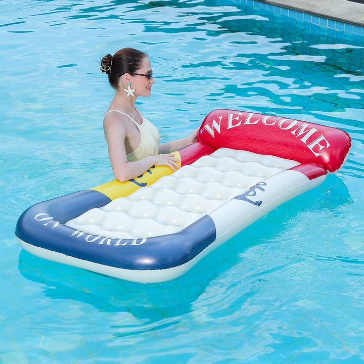 Women's Inflatable Relax Lounge Chair with Maritime Design Kalsten