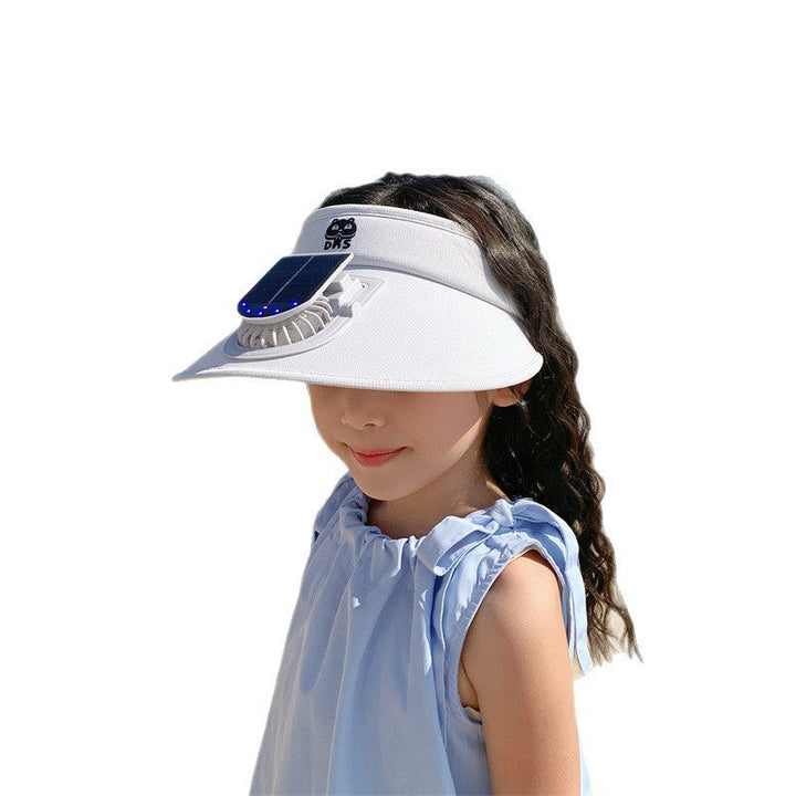 Child-Sunshade with Solar Fan and Integrated LED Lights Kalsten