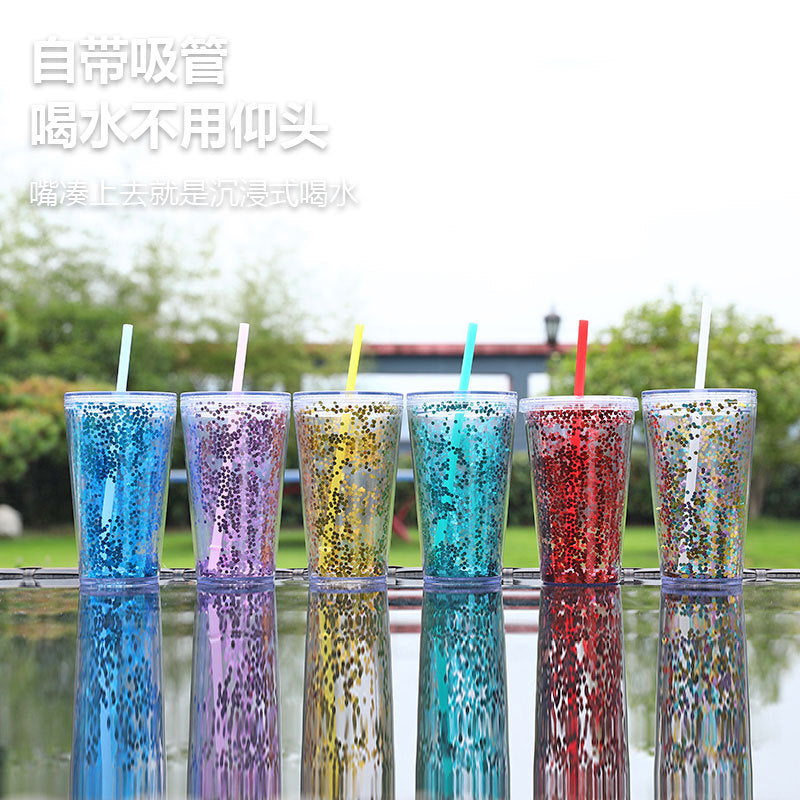 Unisex Drinking Cup with Glitter Kalsten