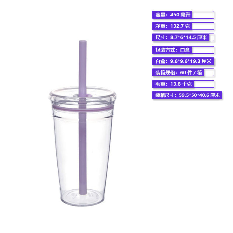 Ladies Insulated Drinking Cup with Sturdy Silicone Straw Kalsten