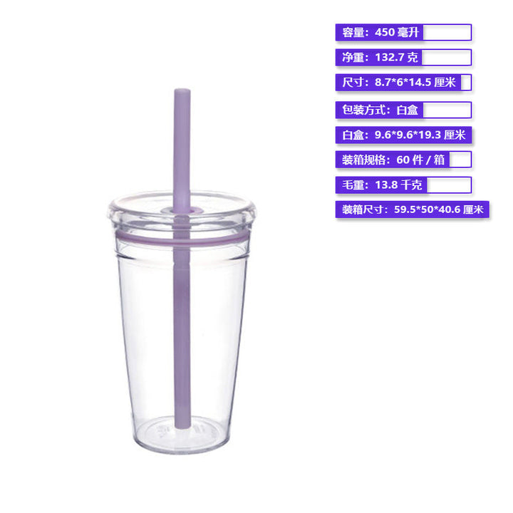 Ladies Insulated Drinking Cup with Sturdy Silicone Straw Kalsten