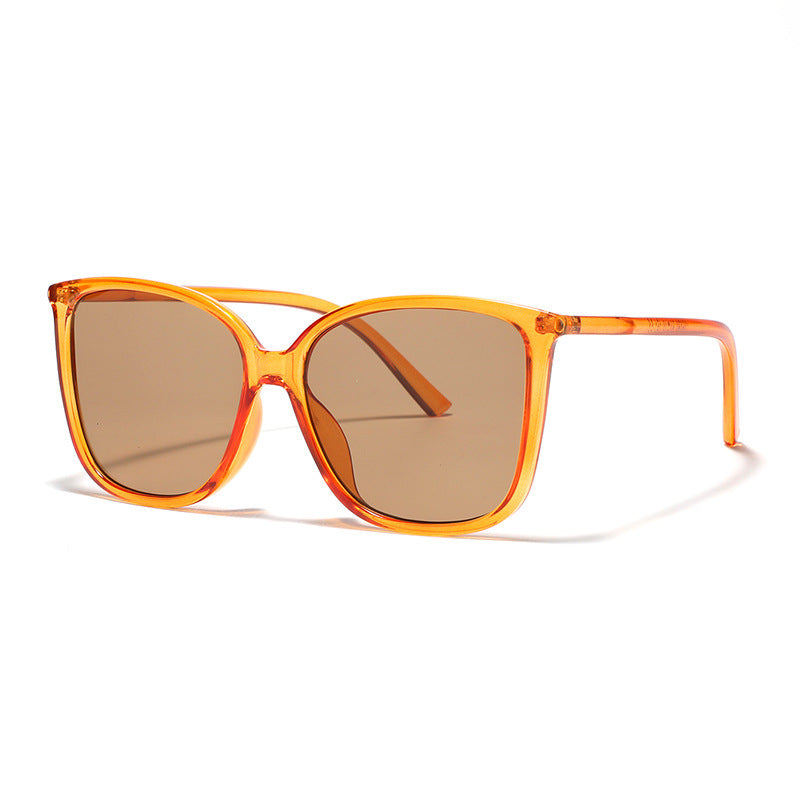 Ladies Cat-Eye Sunglasses with Luxurious Transparent Frame and UV Protection Kalsten