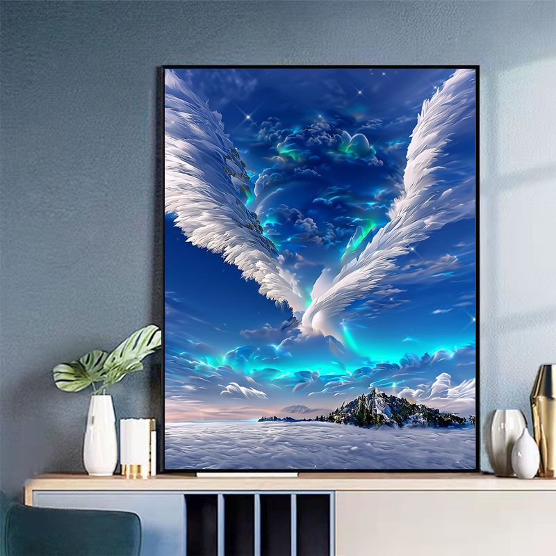 Majestic Golden Phoenix Canvas Art Kalsten