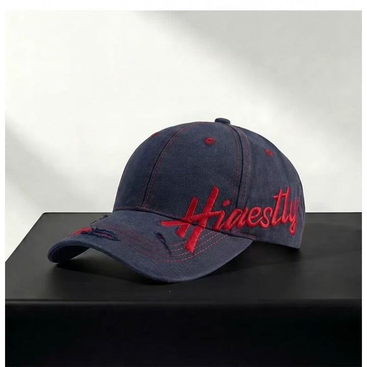 Women's Distressed Casual Graphic Baseball Cap Kalsten