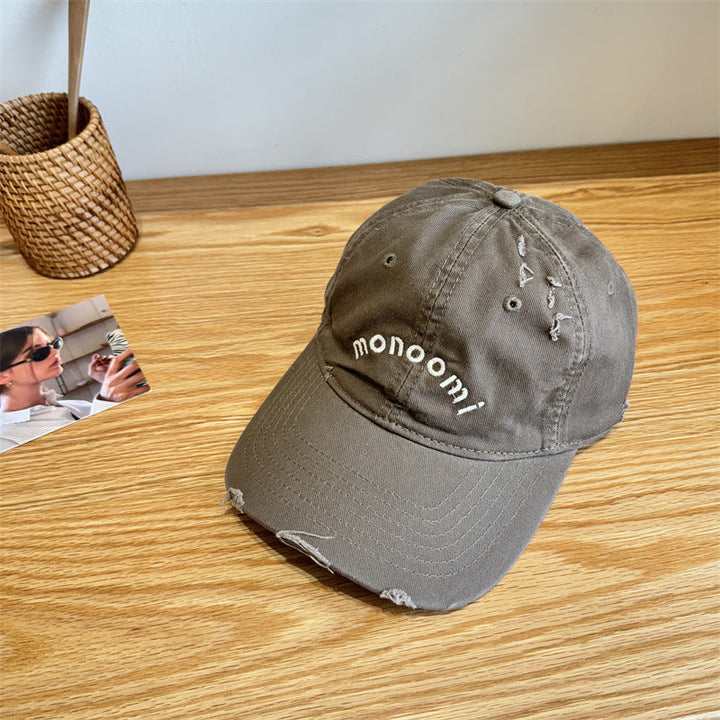 Women's Distressed Cotton Baseball Cap Kalsten