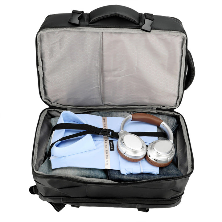 Laptop backpack with ergonomic back padding and innovative organizer compartments Kalsten