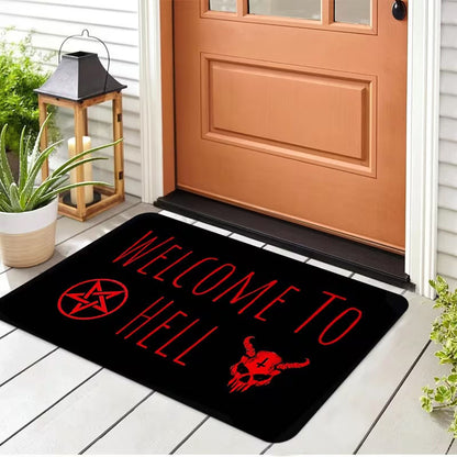 Horror-Themed Welcome Mat Acalora
