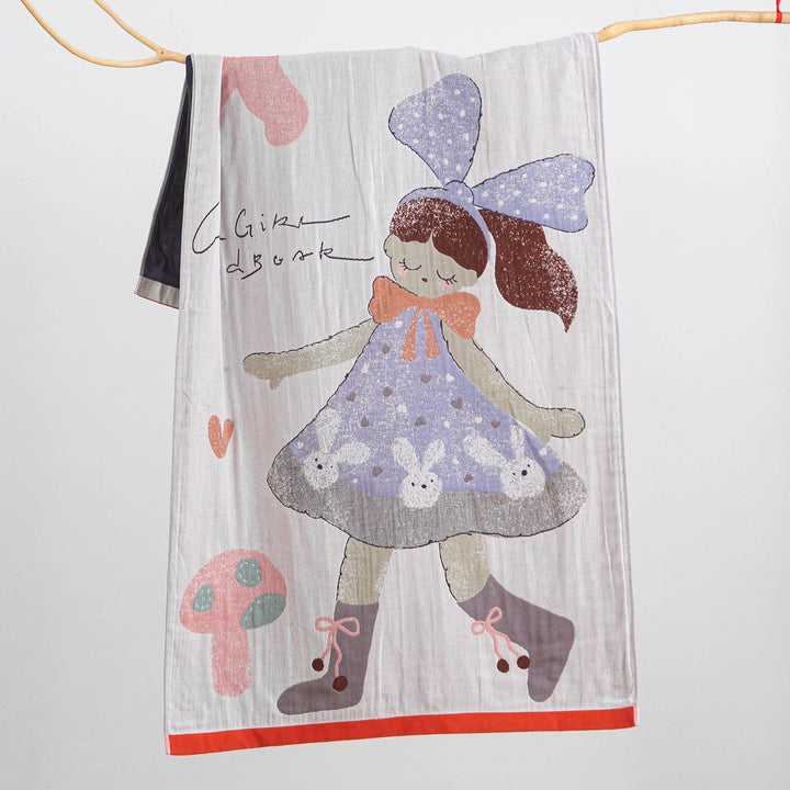 Women's cuddly cloth with processed bear motif Kalsten