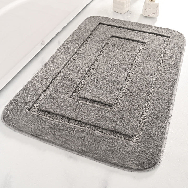 Plush Pile Bathroom Mat