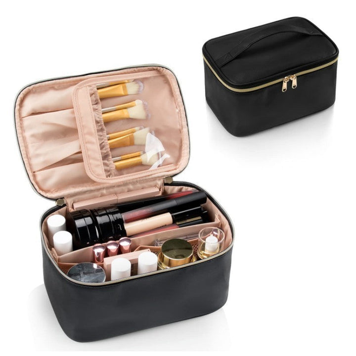 Cosmetic organizer bag with multiple compartments Kalsten