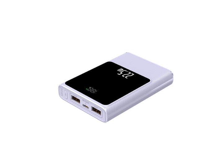 Portable power bank with smart LCD display and dual USB ports Kalsten