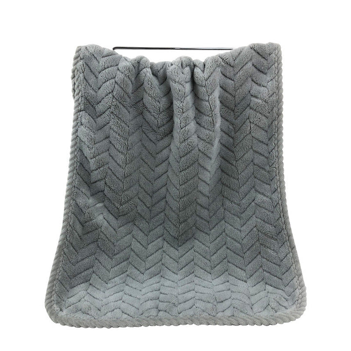 Cozy blanket with modern pattern Kalsten