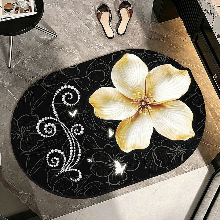 Ornate Floral Area Rug