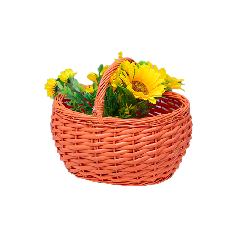 Decorative Woven Flower Basket Acalora