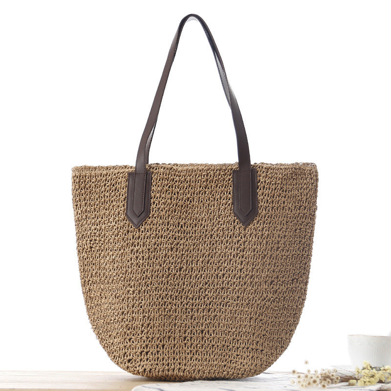 Beach bag with modern macrame design Kalsten