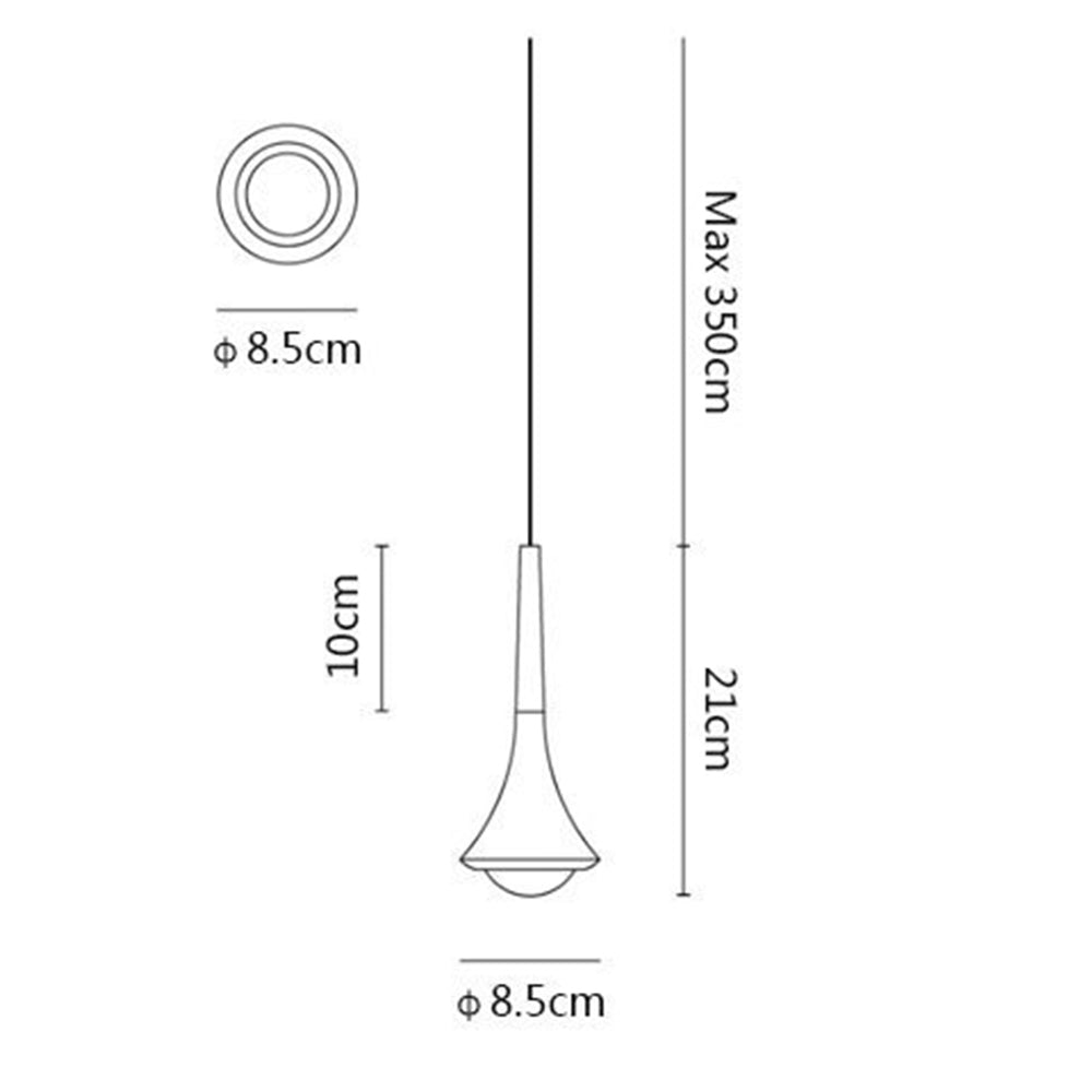 Luxury Raindrop Chandelier LED Hanging Lamp | Kalsten