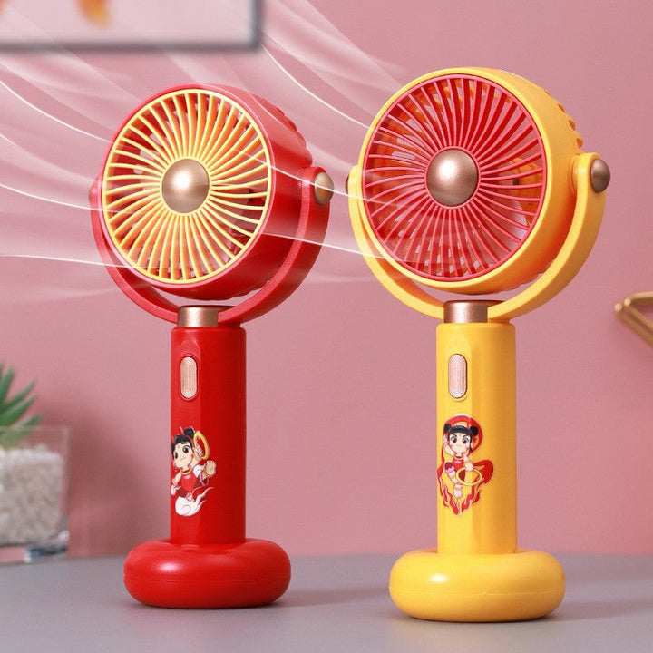 Ladies wearable mini fan with creative character design Kalsten