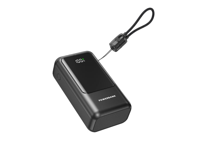 Portable power bank with digital charge indicator and compact design Kalsten