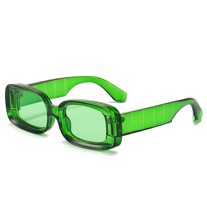 Women's Square Sunglasses with Transparent Frame Kalsten