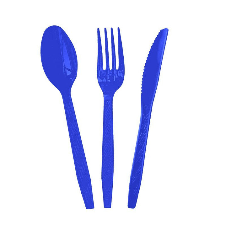 Unisex nan reusable plastic cutlery set with ergonomic handle Kalsten