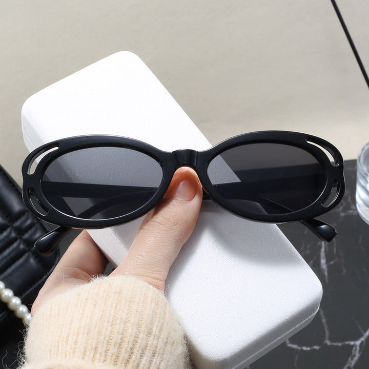Women's fashionable sunglasses with oval frame and unique design Kalsten