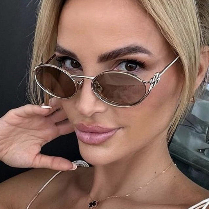 Ladies elegant oval sunglasses Kalsten