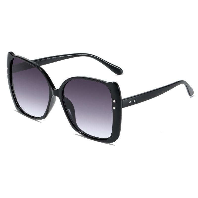 Women oversized sunglasses with brown gradient Kalsten