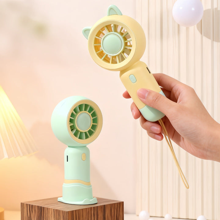 Women's Portable Mini Fan with Innovative Design and USB Charging Function Kalsten
