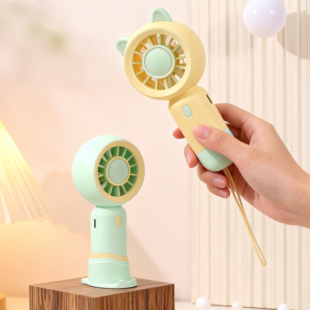 Portable Usb Hand Fan with Flexible Tilt Angle Kalsten