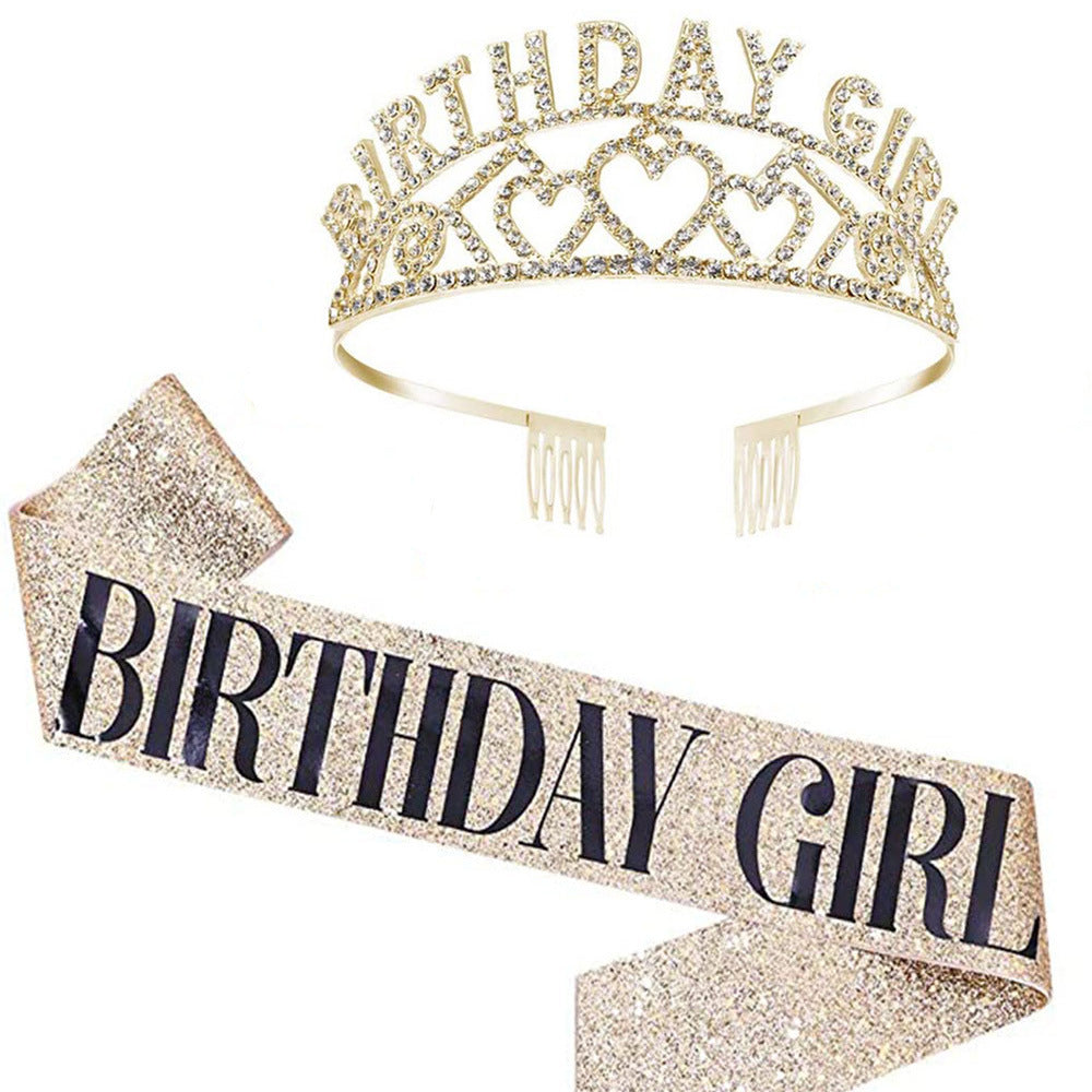 Women's Birthday Crown and Band Kalsten