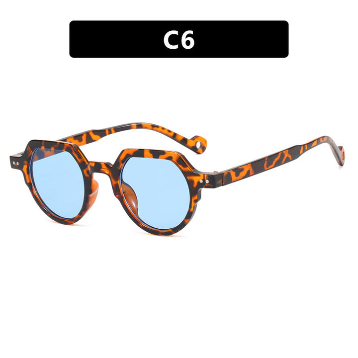 Women's geometric sunglasses with protective UV filter and sturdy frame Kalsten