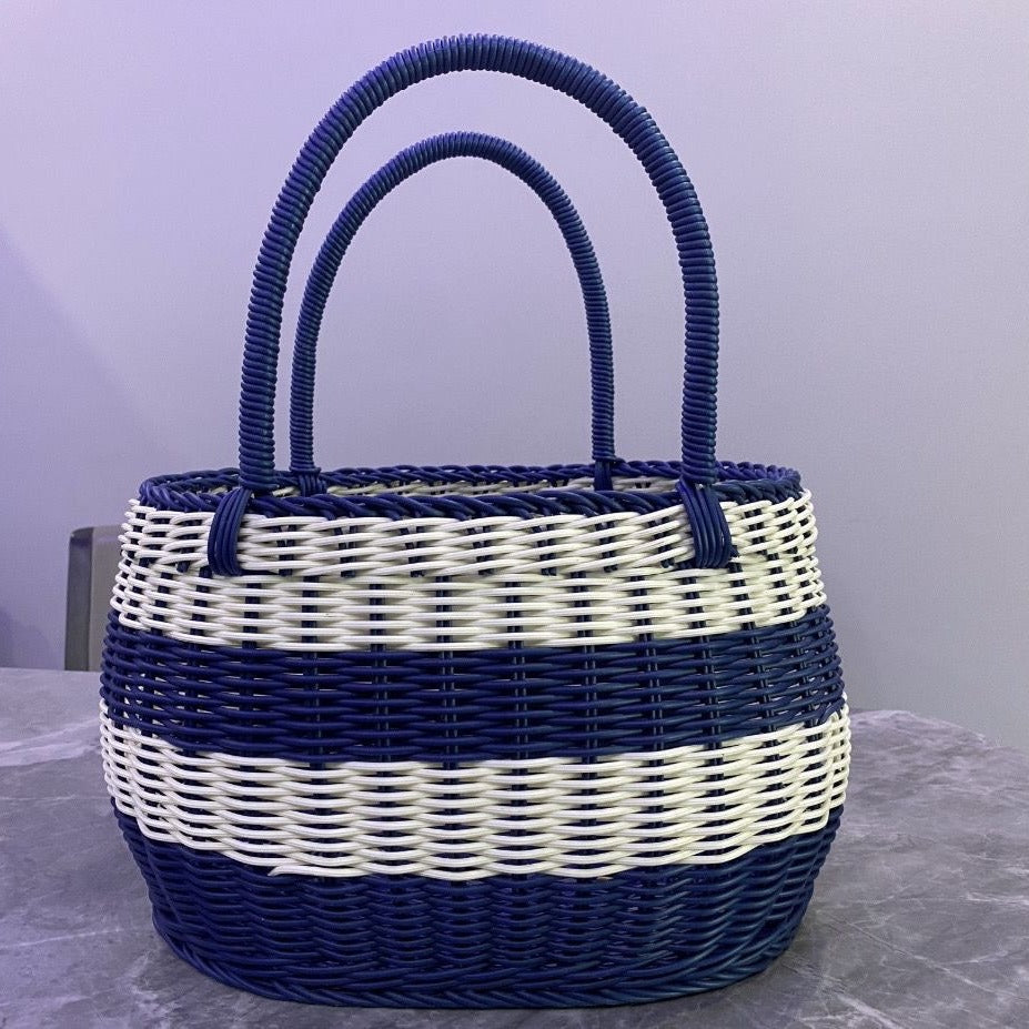 Women Handwoven Basket with Sturdy Handles Kalsten